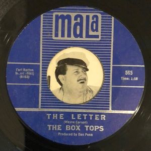 ***Free*** The Box Tops Happy Times Vinyl 45 Record '67